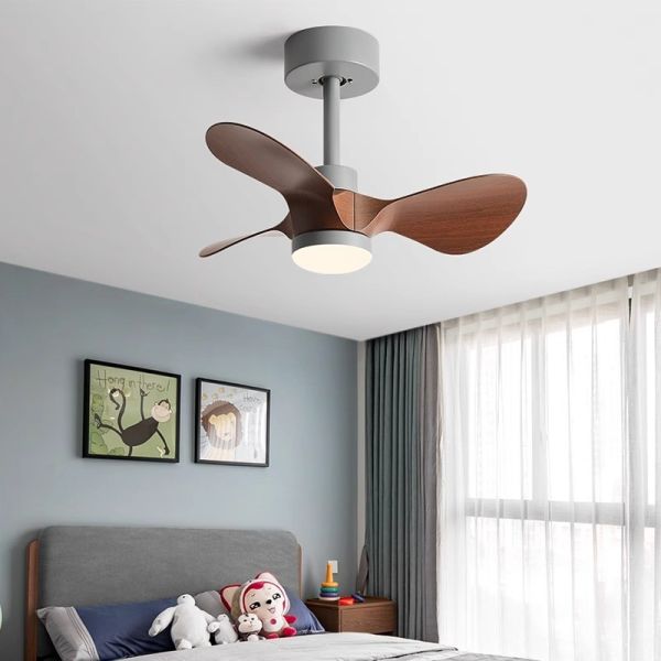 Wholesale factory 20 Inch Small Ceiling Fan Light American Retro Silent Electric