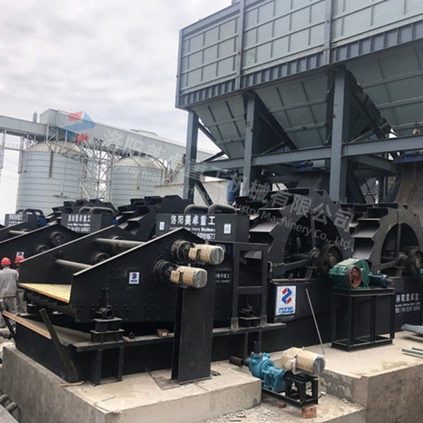 China Professional 2mz Model Wheel Sand Washing Machine Connevient Integrated Design factory