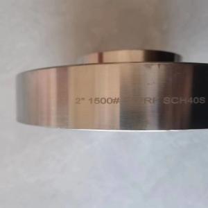 China Duplex stainless steel 2507 socket welding high pressure flange factory