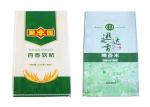 Watertight Hemmed Bopp Rice Bags , Square Bottom 5 Kg Plastic Bags