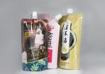 70um Thickness Plastic Spout Top On Liquid Spout Bags Laminated Aluminum
