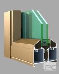 6063 Powder Coated Aluminum Profile