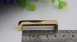 Handbag accessory hanging brush anti brass color zinc alloy 38 mm metal arch