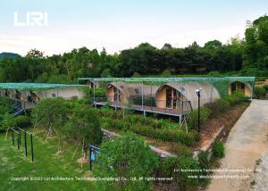 China Customized Luxury Glamping Tents Holiday Hotel Dessert Shell Shape For Resorts factory