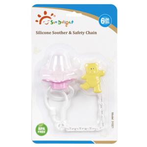 China ABS PP Odourless Plastic Pacifier Silicone Baby Soother factory