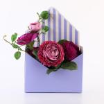 Recycled Materials Square Luxury Valentine's Day Flower Gift Packaging Shopping