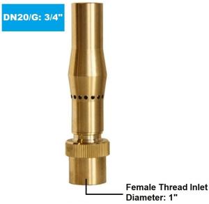 China Fully Brass Forthy 1 2 Inch Dancing Fountain Nozzles factory
