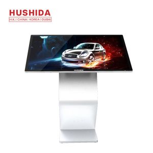 Indoor Digital Kiosk Lcd Capacitive Touchscreen 350-500cd/㎡ Brightness