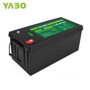 China 60Ah 100Ah 110Ah 150Ah 180Ah 24V LiFePO4 Battery Solar Street Light Lithium Battery Pack factory