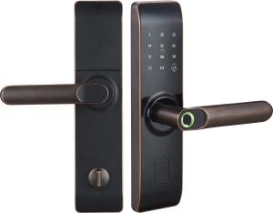 China High Quality Hot Selling Fingerprint Indoor Tuya WiFi APP Smart Zinc Alloy TT Lock Door Lock for Apartment House factory