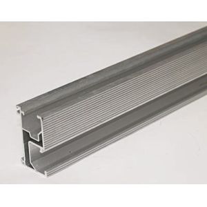 China Silver Solar Roof Mounting Rail With Anodized AL600-T5 Aluminum on sale