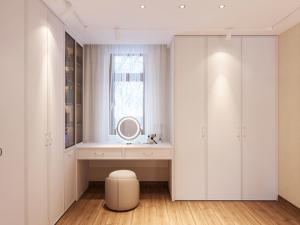China U-Shaped Stainless Steel Wardrobe With Light French Style factory