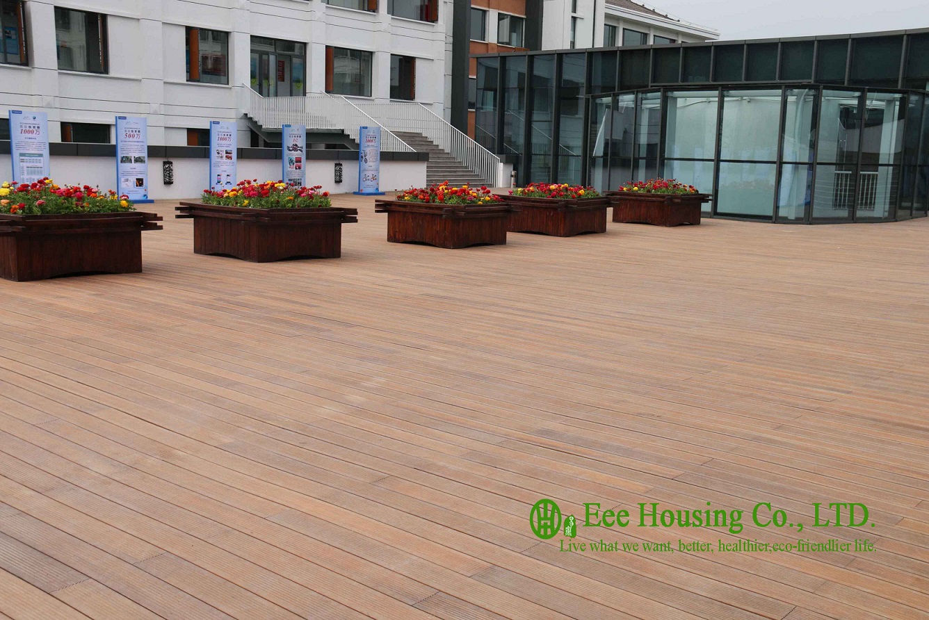Long Lifetime Terrace Decking, Bamboo Decks For Garden / Balcony, Durable Bamboo Flooring & Decking