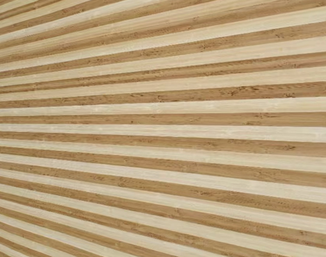 Zebra Patterned Bamboo Veneer Sheets With High Temperature Carbonization