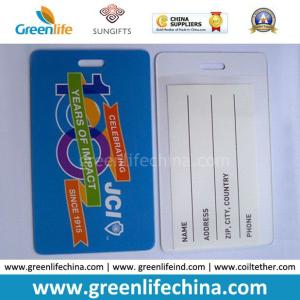 China Custom Full Color Printing PVC High Quality Luggage Tag factory