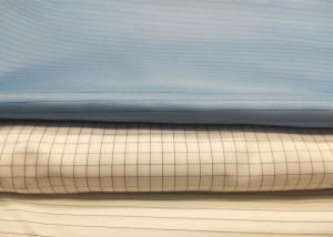 China Blue Anti Static Lining Fabric 60gsm And 110gsm lightweight factory