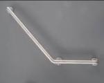 White / Yellow Color Toilet Cubicle Hardware Nylon Safety Handle Non - Barrier