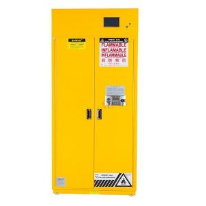 China Acid Dangerous Store In Lab Chemical Storage Cabinet Yellow 766 Litre For Liquid factory