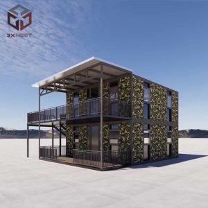 China 2 Bedroom Folding Collapsible Modular Homes Steel Structure Prefab Container factory