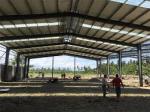Sophisticated Steel Structure Hangar 5m - 6m Height Metal Airplane Hangar