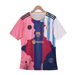 China Messi 2025-2026 Player Commemorative Edition Football Jersey Moisture Wicking factory