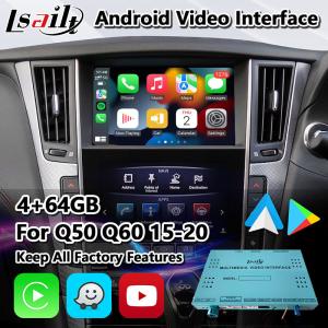China 4+64GB Lsailt Android Carplay Multimedia Video Interface For Infiniti Q50 Q60 Q50s 2015-2020 factory