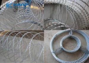 China Custom Concertina Wire Fencing Straight Blade Netting Protection For Security Windows factory