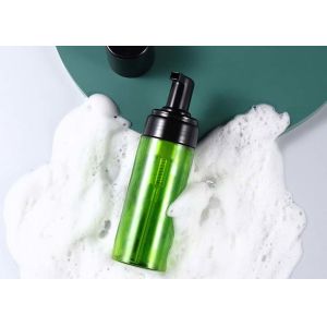 China BSCI 150ml Foaming Hand Soap Bottles Green Pump Bottles Refillable on sale