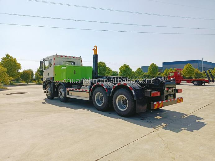 Pure Electric Detachable Hook Arm Garbage Truck The Eco Friendly Solution for Waste Collection