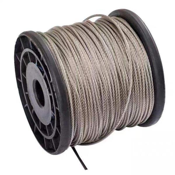 1000 Meters Length 8 X19 304/316 Stainless Steel Wire Rope Elevator Wire Rope