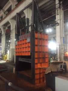 China Vertical Loose Hydraulic Baling Press Machine For Waste Paper Larger Density factory