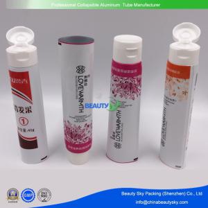 China Printed Aluminum Plastic Laminated Tubes for cosmetics with flip-top cap factory