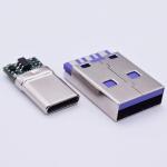 Charger 65W USB 3.1 Type C Male Connector For SamSung Huawei OPPO Vivo Xiaomi
