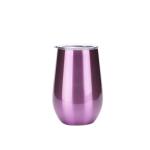 Food Contact Safe Stainless Steel Wine Tumbler , 10oz Double Wall Stainless