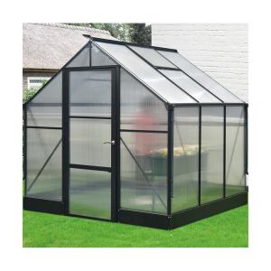 China 25cm Aluminium Frame Greenhouse 1.5mm With Hinged Door factory