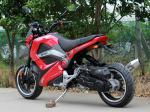 Single Cylinder Four Stroke 50cc Adult Motor Scooter CVT 60 Km/H