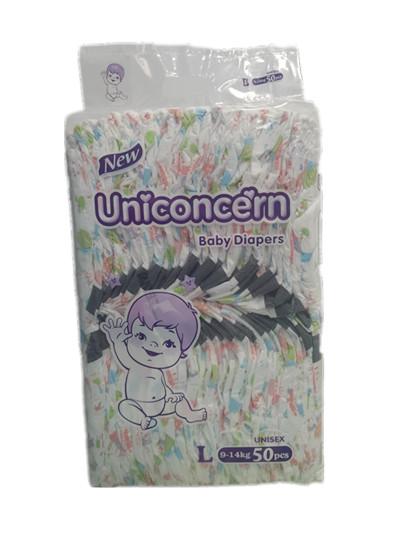 Disposable Baby Diapers L Size Johnson Smell Uniconcern Baby Nappies For Boys