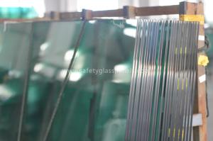 China Frameless Bent Architectural Safety Tempered Glass Pattern for Bathroom factory