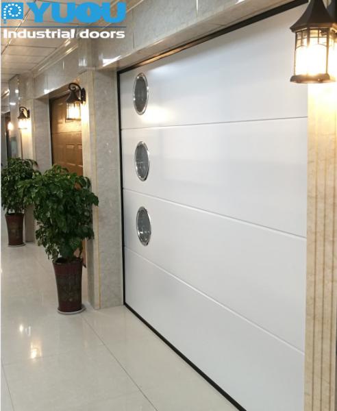 Steel PU Overhead Sectional Roller Garage Door Insulated Residential Automatic