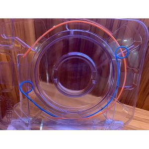 Ureteral Pigtail Stent Hydrophilic Coating Big Lumen With Multiple Holes