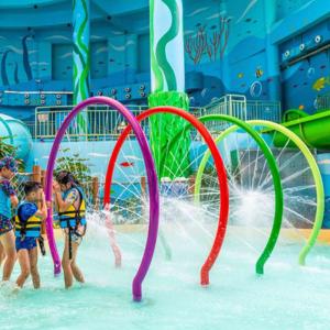 China Tong Play Childrens Splash Pad Water Amusement Park Custom Made factory