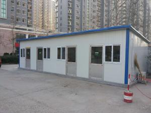 China fire proof water proof made by eps or rockwool panel prefab house factory