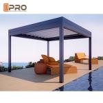 Motorized Opening Rotate Louver Modern Aluminum Pergola For Commercial