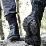 Navy Military Boots With Zipper Lightweight Desert Shoes Waterproof Breathable