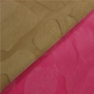 China Commercial Non Slip Textile Upholstery Fabrics Embossed Minky Fabric factory