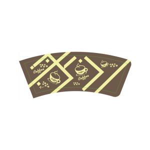 China Recycled Paper Cup Fan Custom Ecofriendly Single PE For Hot Drink factory