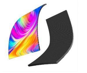 China P4 Indoor Flexible LED Display Screen Front Service 960×720mm Simple Steel Cabinet factory