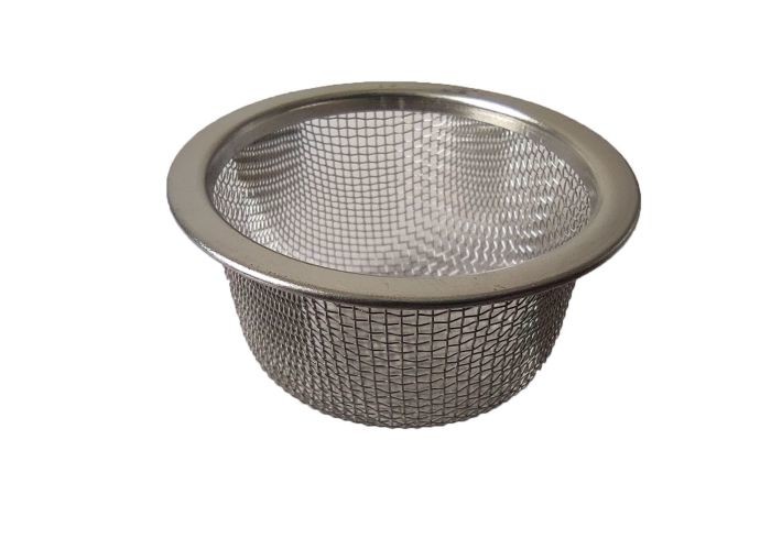 Long Life 10mesh 0.8mm Woven Wire Mesh Filter , Metal Coffee Strainer Silver