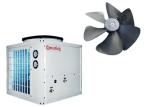 Black Fan Blade 490 * 129 Mm For Meeting Small Air Source Heat Pump 12kw-21kw