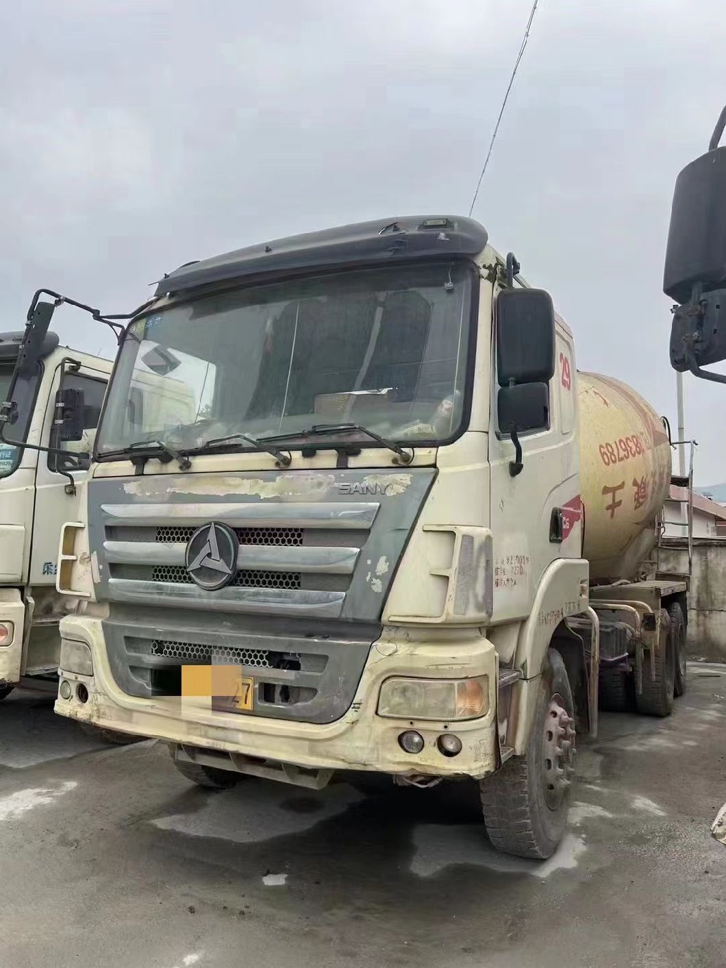 2015 Sy Concrete Mixer Truck 12cbm Concrete Mixing Plant Concrete Batching Plant